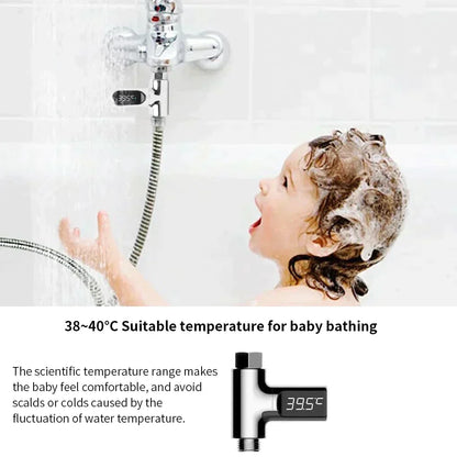 LED Display Water Shower Thermometer